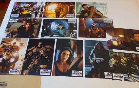 Judge Dredd original release german lobby still set